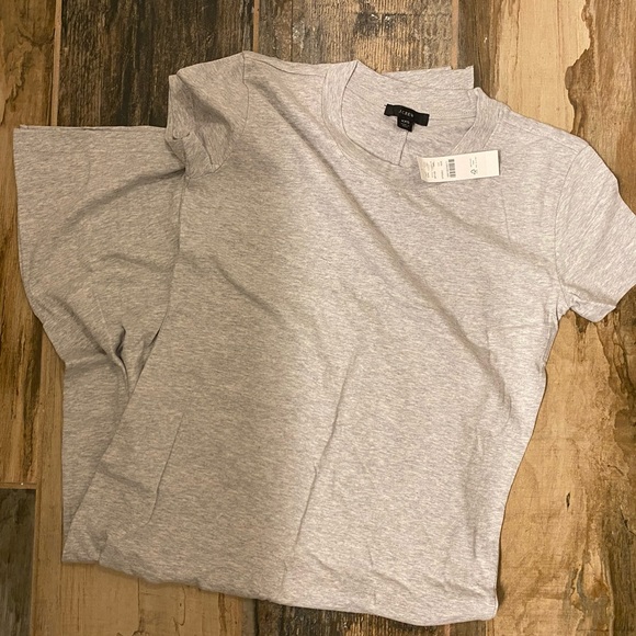LAST ONE J. Crew Midi T-shirt dress in grey - Picture 3 of 6